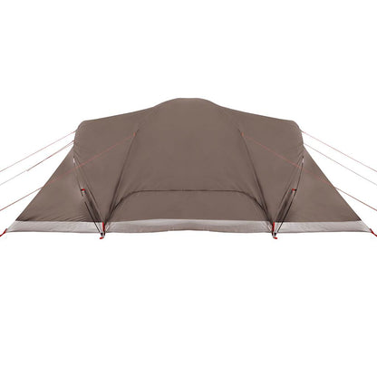 Family Tent Dome 6-Person Brown Waterproof