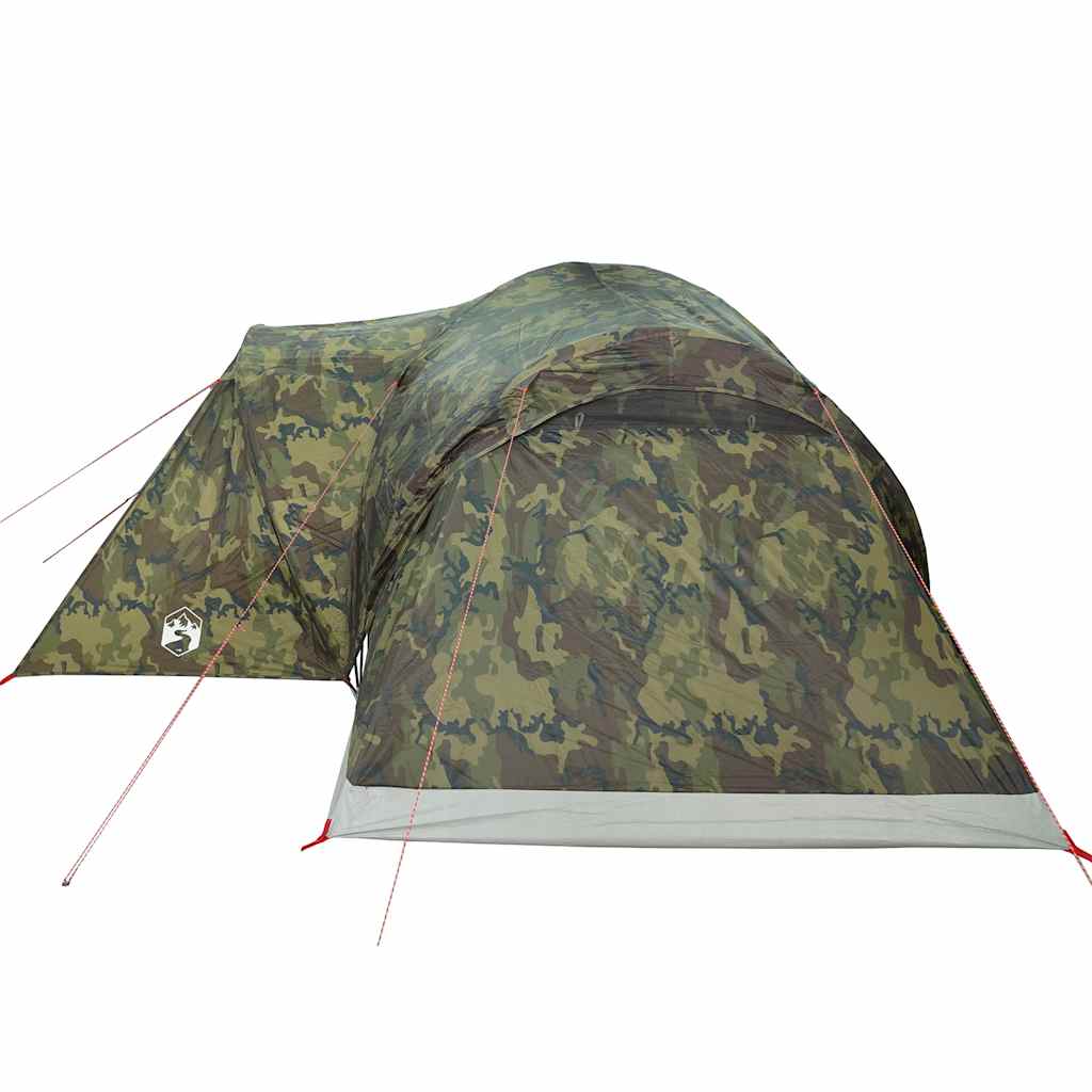 Family Tent Dome 6-Person Camouflage Waterproof