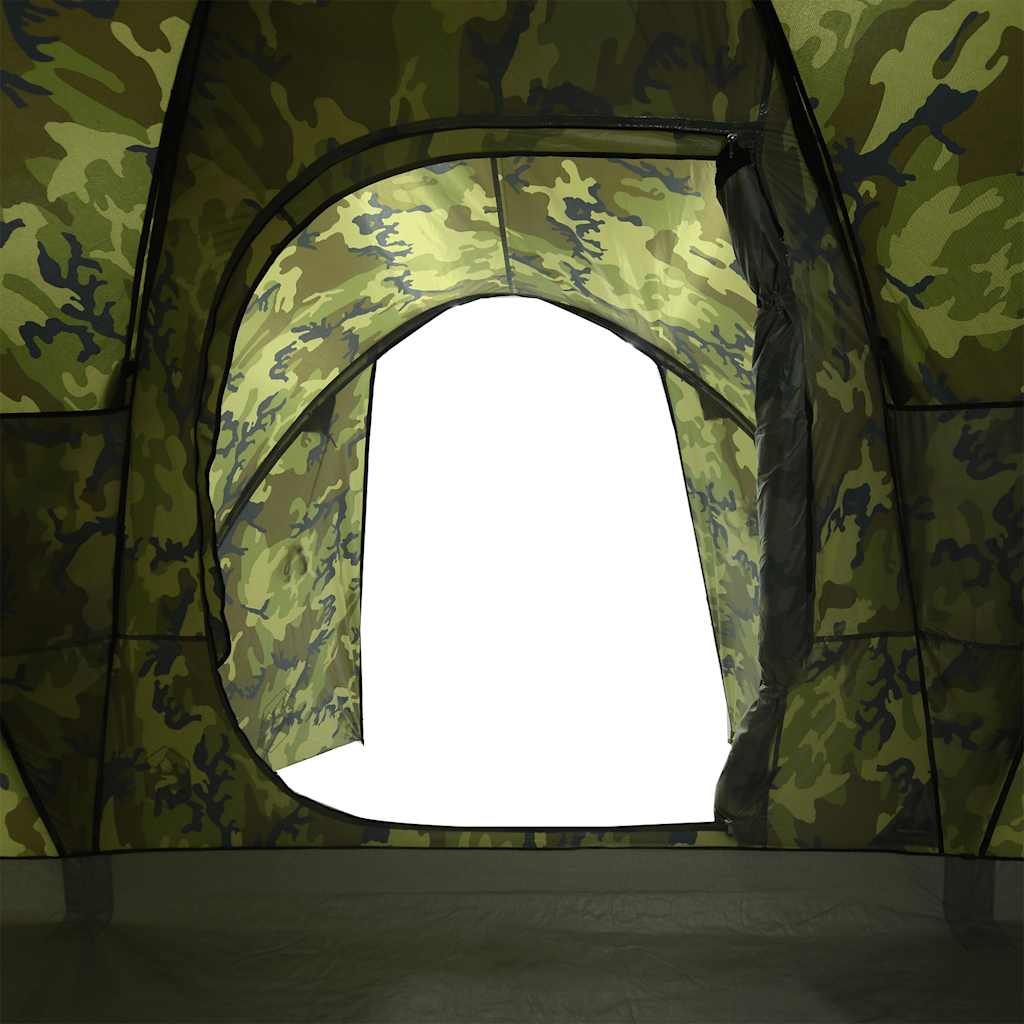 Family Tent Dome 6-Person Camouflage Waterproof