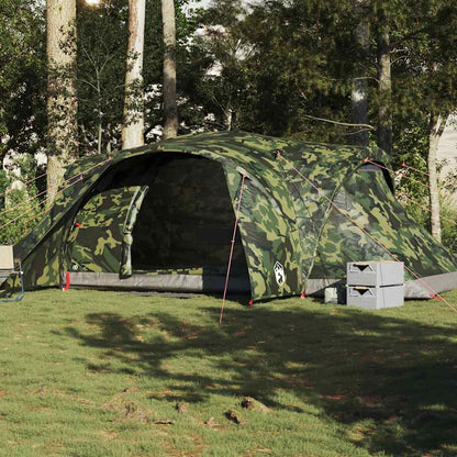 Family Tent Dome 6-Person Camouflage Waterproof