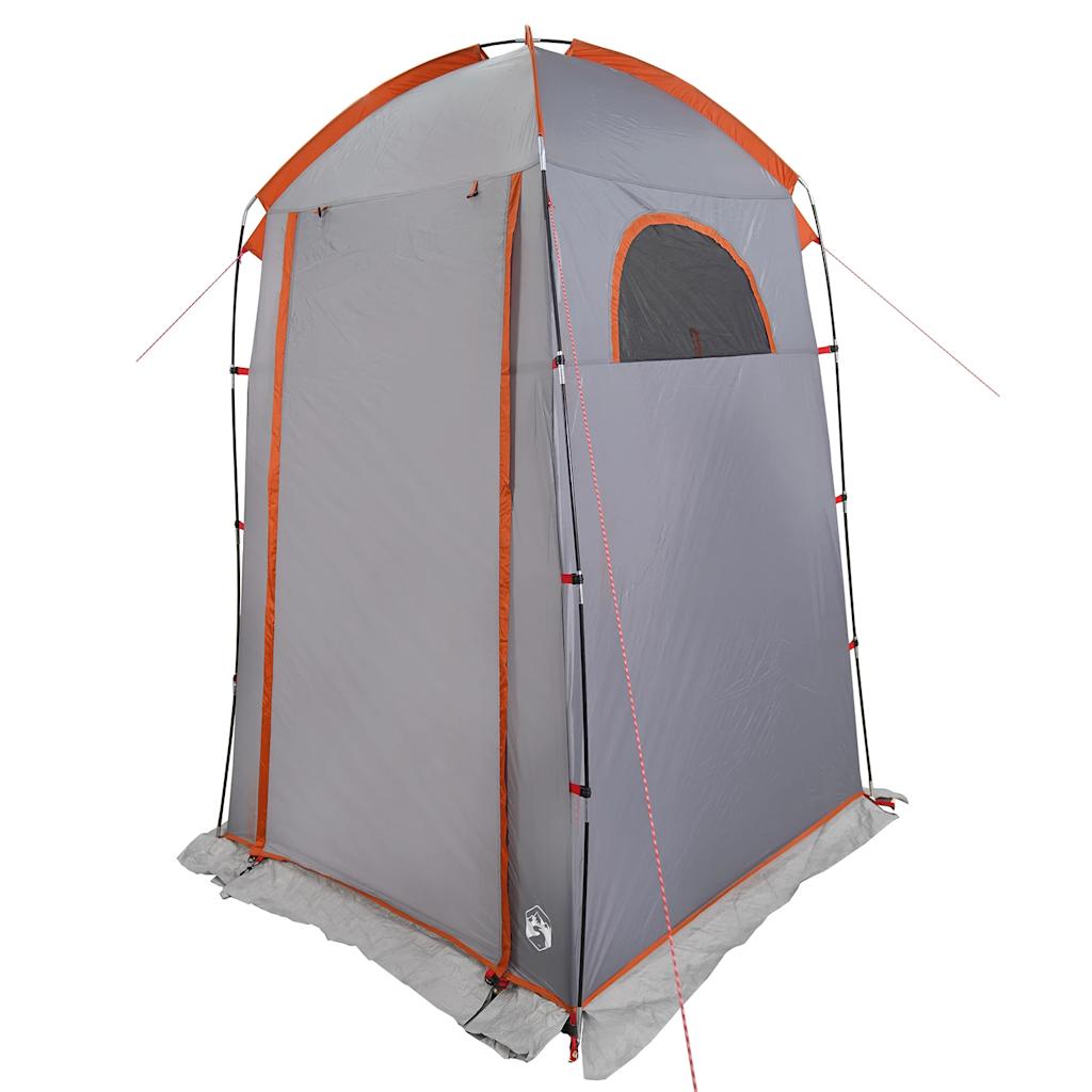 Shower Tent Grey and Orange Waterproof