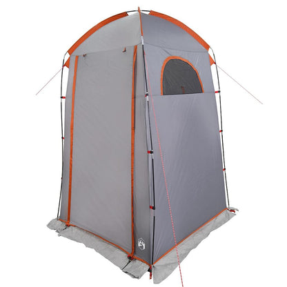 Shower Tent Grey and Orange Waterproof