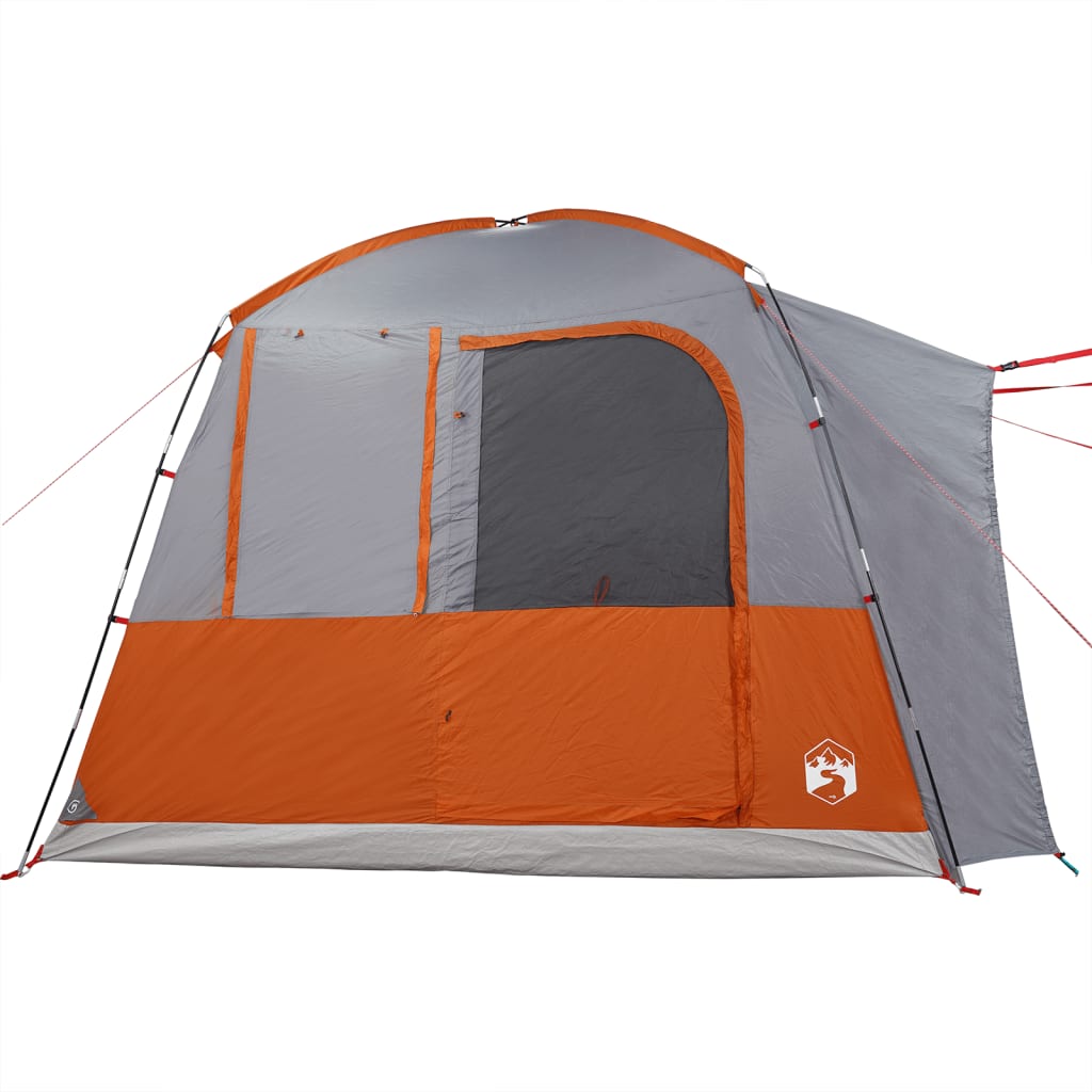 Car Tent 4-Person Grey and Orange Waterproof