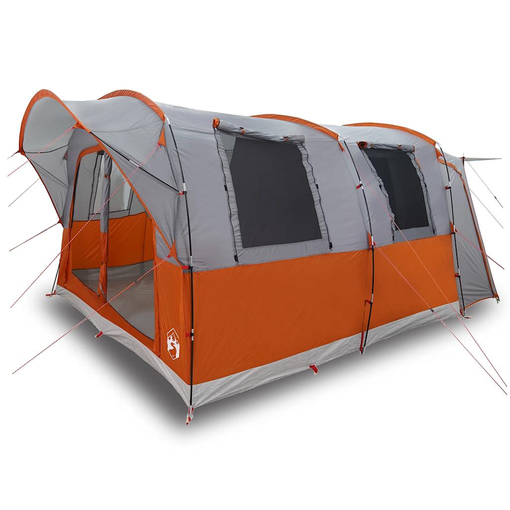 Car Tent 4-Person Grey and Orange Waterproof