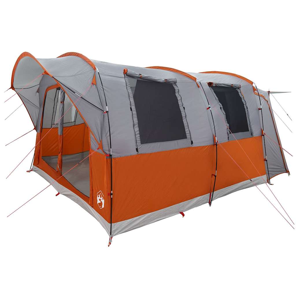 Car Tent 4-Person Grey and Orange Waterproof