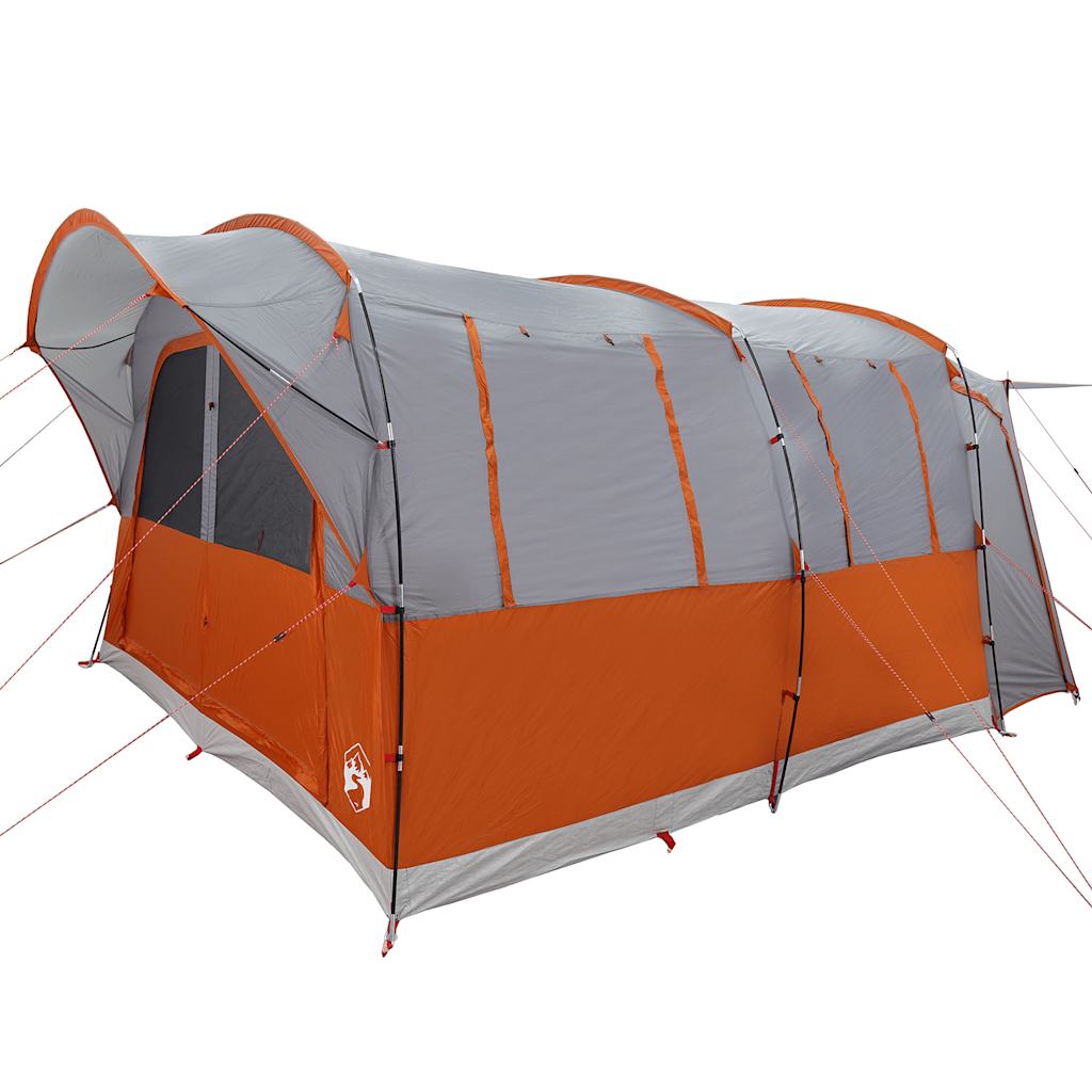 Car Tent 4-Person Grey and Orange Waterproof