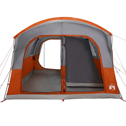 Car Tent 4-Person Grey and Orange Waterproof