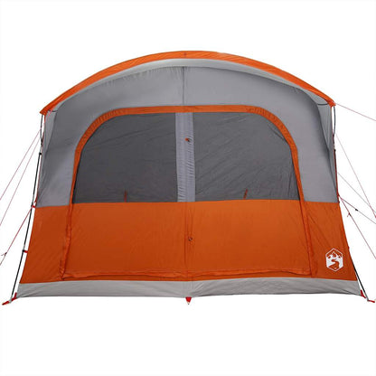 Car Tent 4-Person Grey and Orange Waterproof