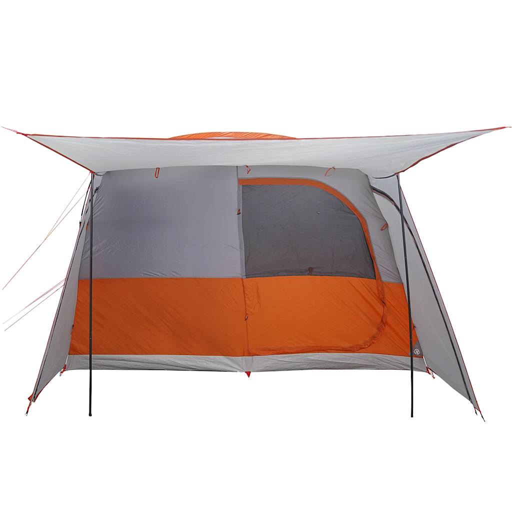 Car Tent 4-Person Grey and Orange Waterproof