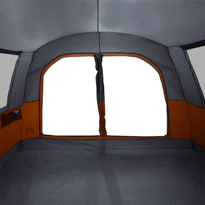 Car Tent 4-Person Grey and Orange Waterproof