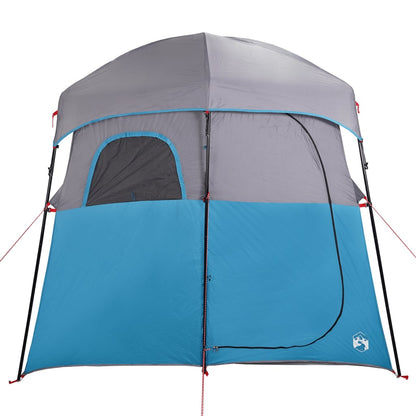 Shower Tent 2-Person Blue Waterproof