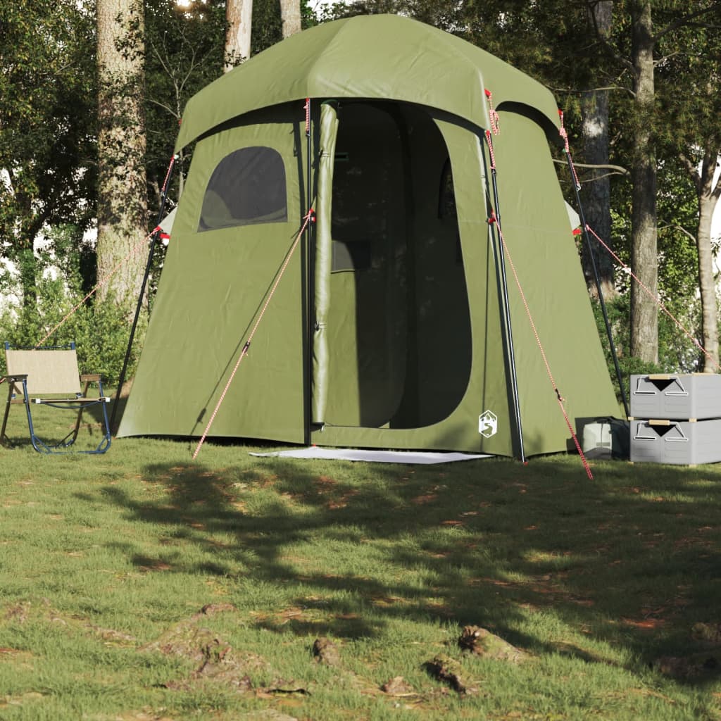 Shower Tent 2-Person Olive Green Waterproof