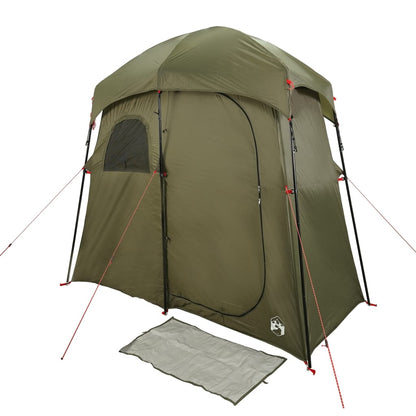 Shower Tent 2-Person Olive Green Waterproof