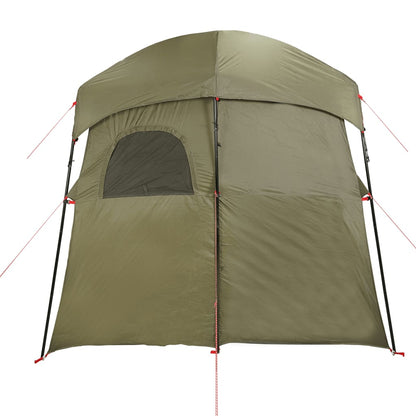 Shower Tent 2-Person Olive Green Waterproof