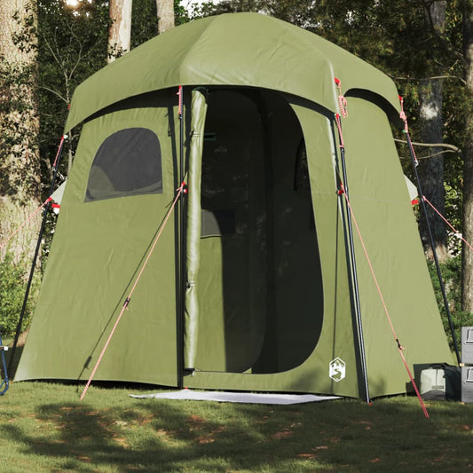 Shower Tent 2-Person Olive Green Waterproof