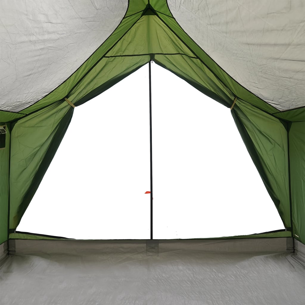 Camping Tent 5-Person Green Waterproof