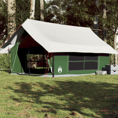 Camping Tent 5-Person Green Waterproof