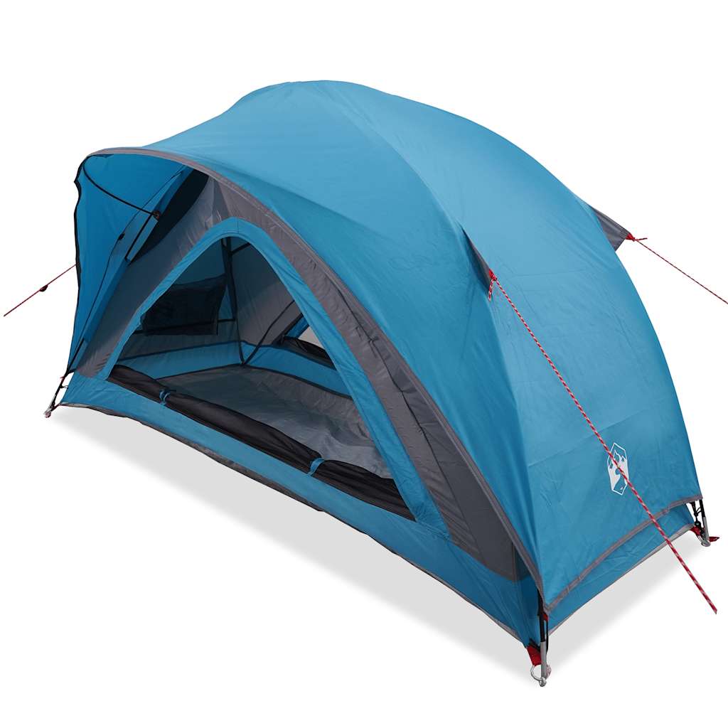 Camping Tent 1-Person Blue Waterproof