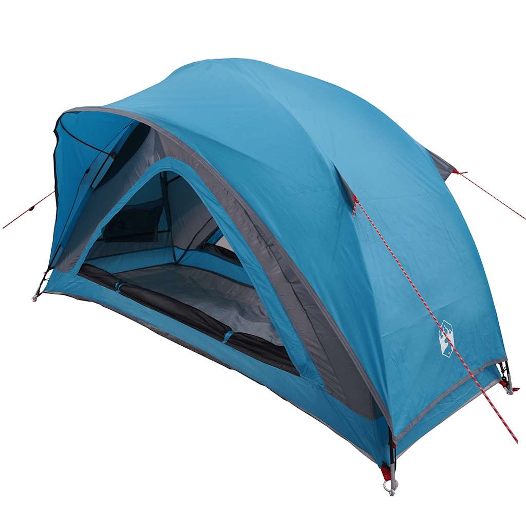 Camping Tent 1-Person Blue Waterproof