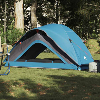 Camping Tent 1-Person Blue Waterproof