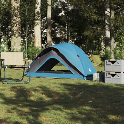 Camping Tent 1-Person Blue Waterproof