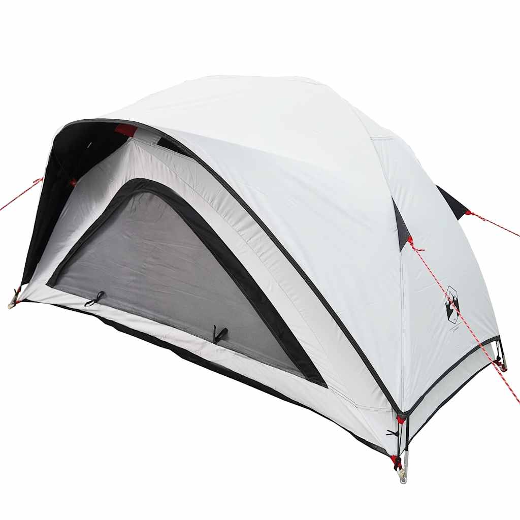 Camping Tent 1-Person White Blackout Fabric Waterproof