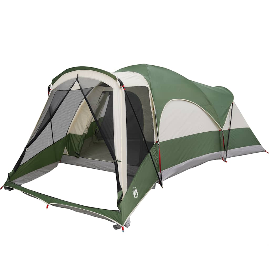 Family Tent Tunnel 8-Person Green Waterproof