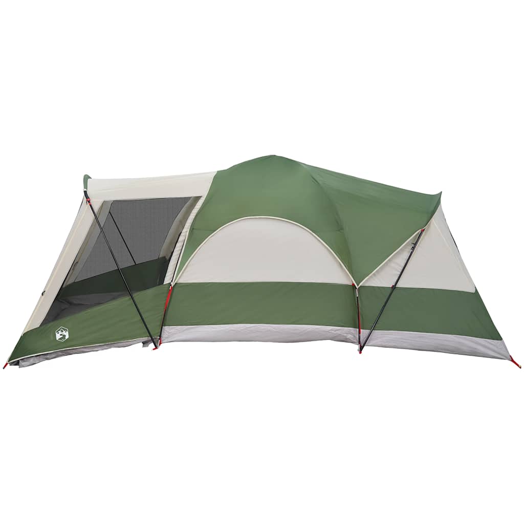 Family Tent Tunnel 8-Person Green Waterproof