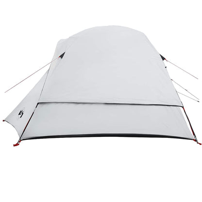 Camping Tent Cabin 4-Person White Blackout Fabric Waterproof