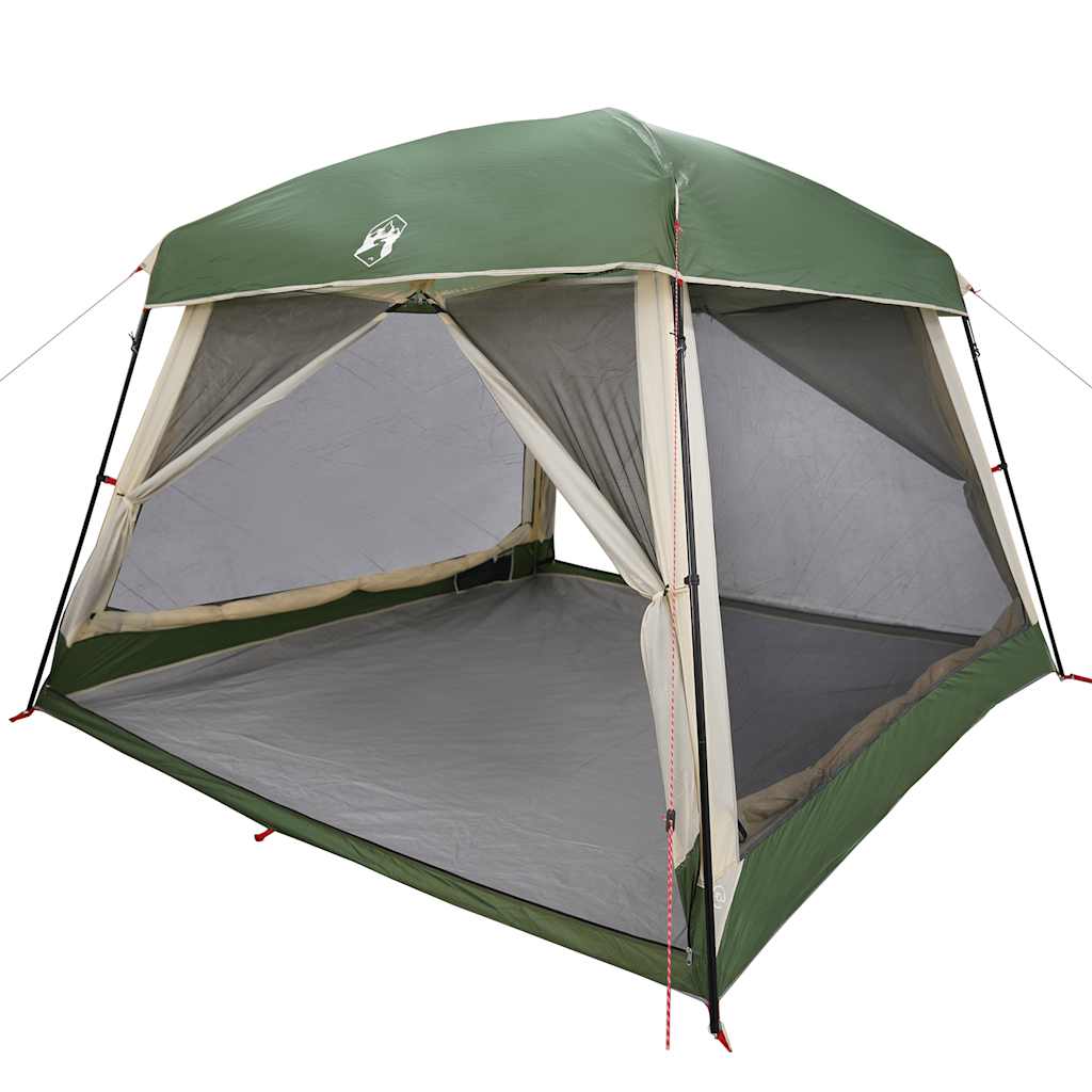 Family Tent Cabin 6-Person Green Waterproof