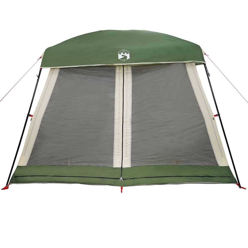 Family Tent Cabin 6-Person Green Waterproof