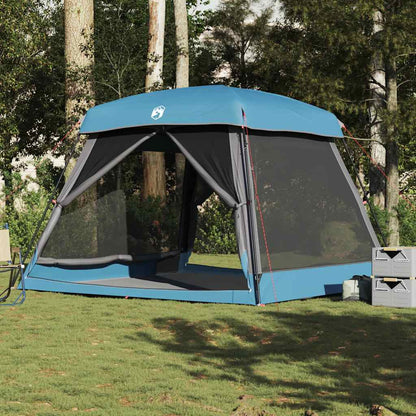 Family Tent Cabin 6-Person Blue Waterproof