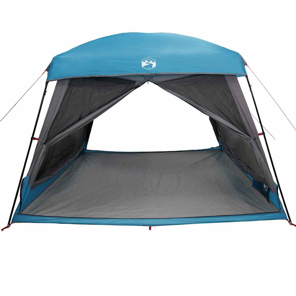 Family Tent Cabin 6-Person Blue Waterproof