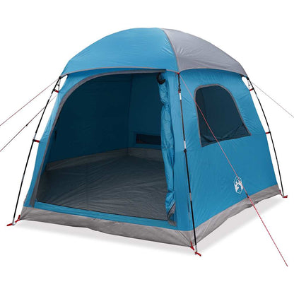 Family Tent Igloo 6-Person Blue Waterproof