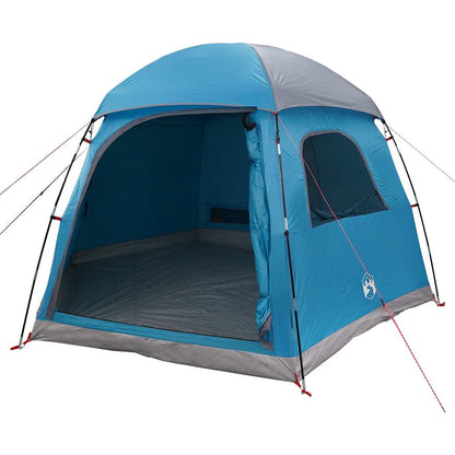 Family Tent Igloo 6-Person Blue Waterproof