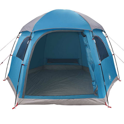 Family Tent Igloo 6-Person Blue Waterproof