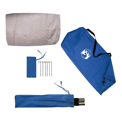 Beach Tent 2-Person Azure Blue Waterproof