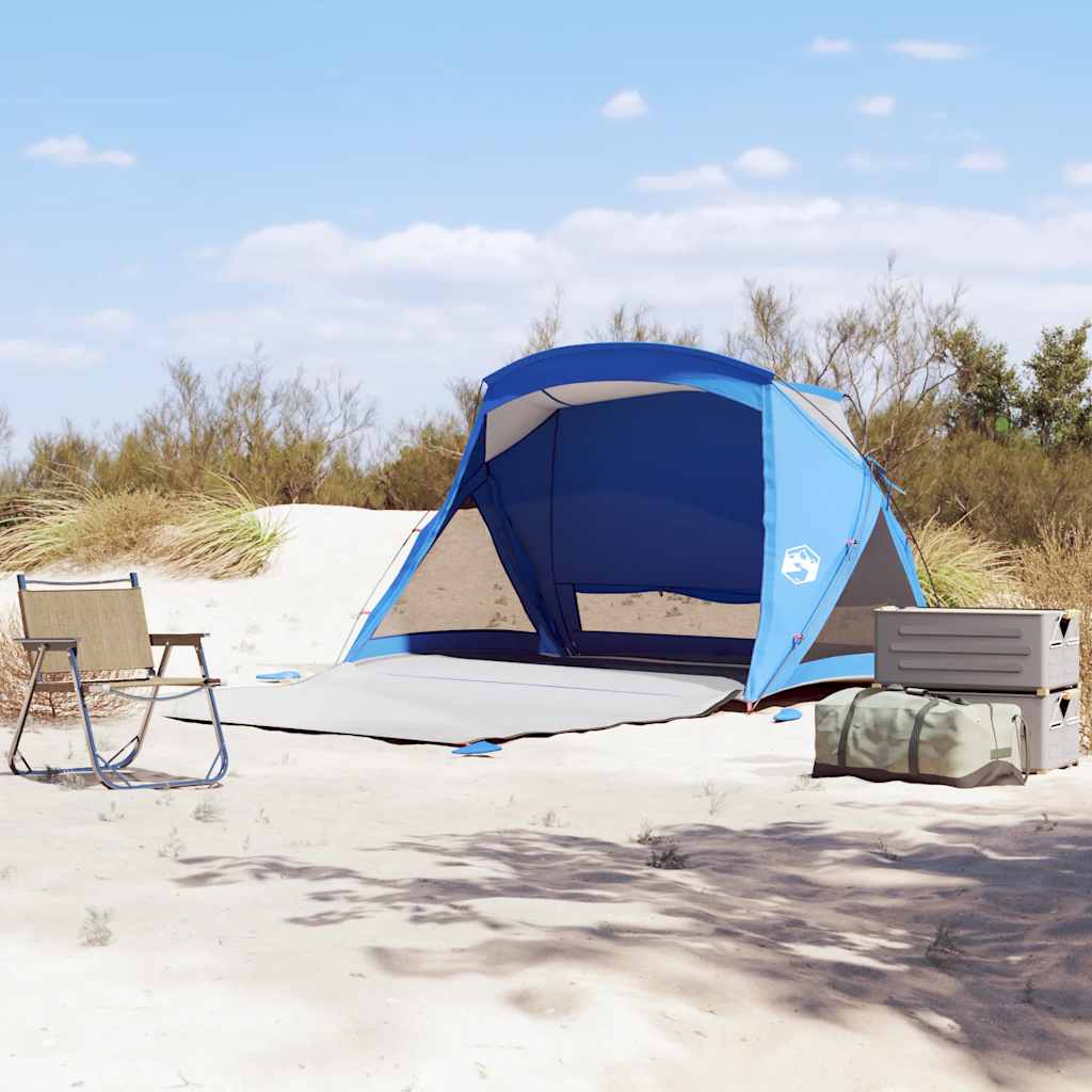 Beach Tent 2-Person Azure Blue Waterproof