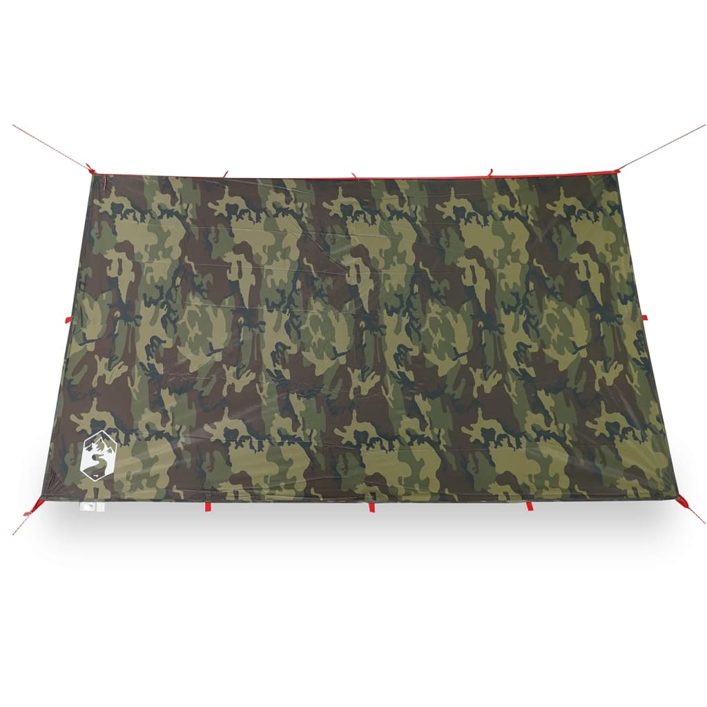 Camping Tarp Camouflage 306x306 cm Waterproof