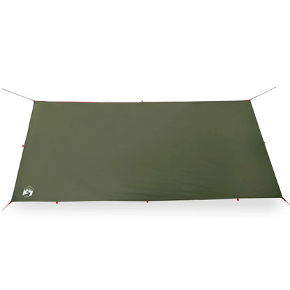 Camping Tarp Olive Green 406x306 cm Waterproof