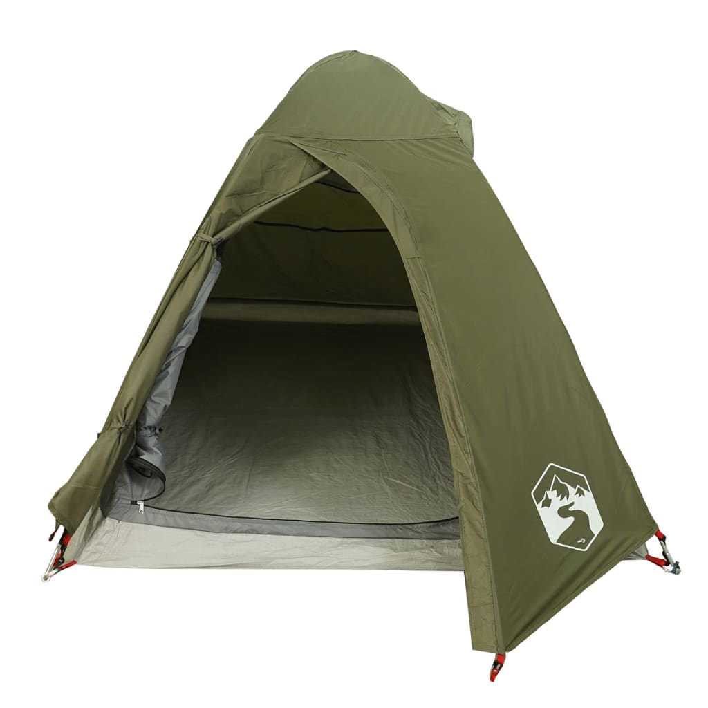 Camping Tent Dome 2-Person Olive Green Waterproof