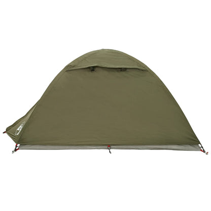 Camping Tent Dome 2-Person Olive Green Waterproof