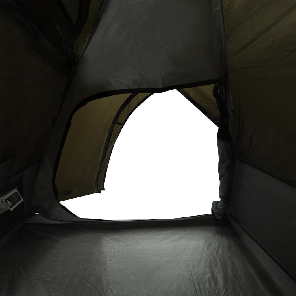 Camping Tent Dome 2-Person Brown Waterproof