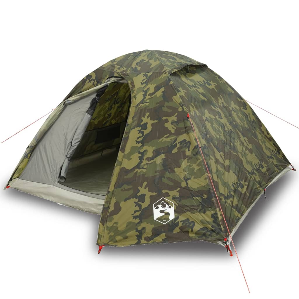 Camping Tent Dome 3-Person Camouflage Waterproof