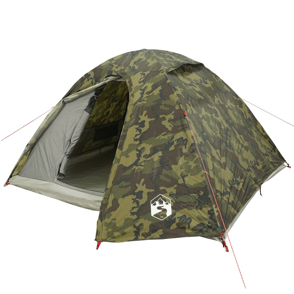 Camping Tent Dome 4-Person Camouflage Waterproof