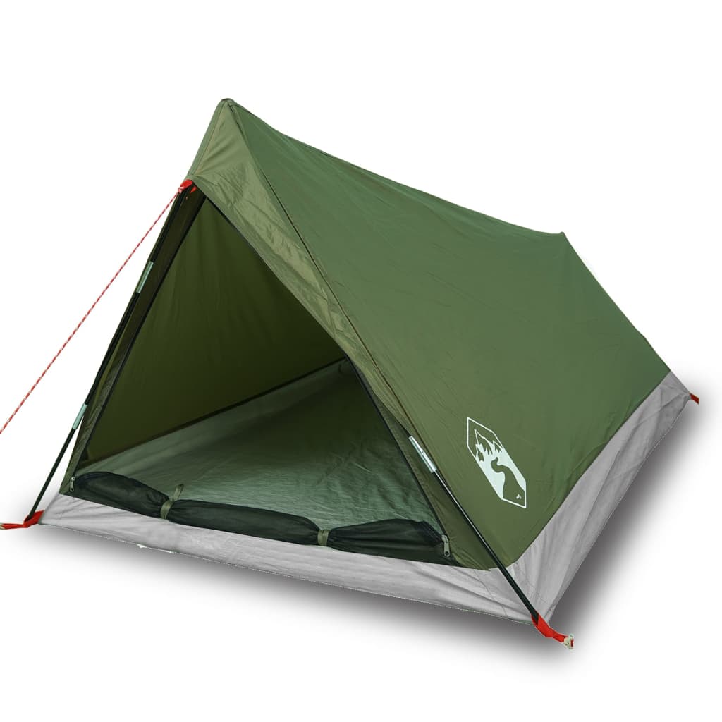 Camping Tent 2-Person Olive Green Waterproof