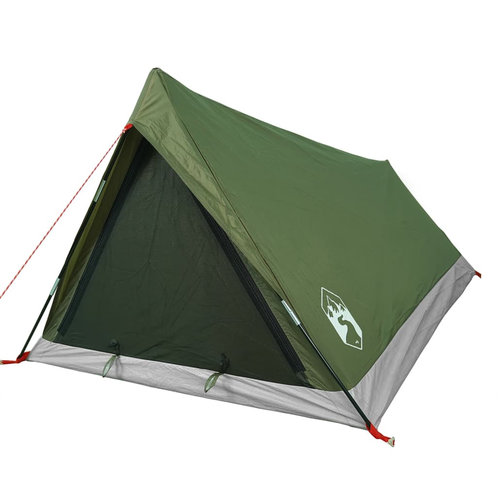 Camping Tent 2-Person Olive Green Waterproof