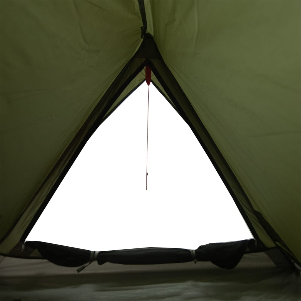 Camping Tent 2-Person Olive Green Waterproof