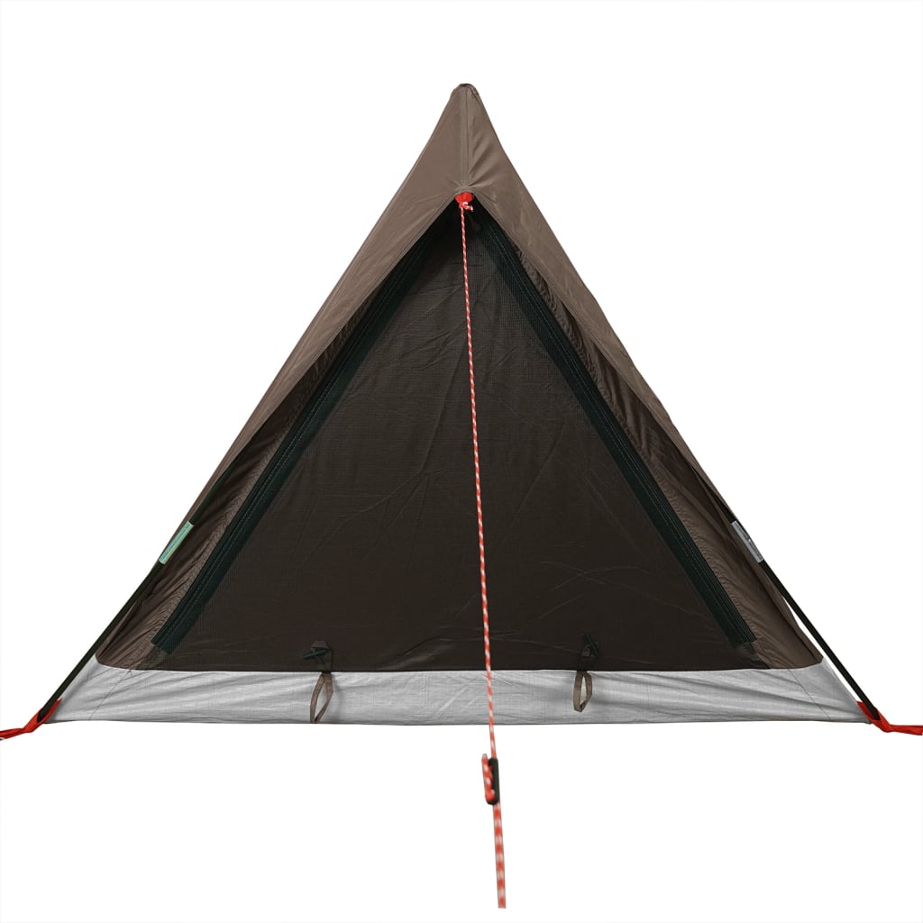 Camping Tent 2-Person Brown Waterproof