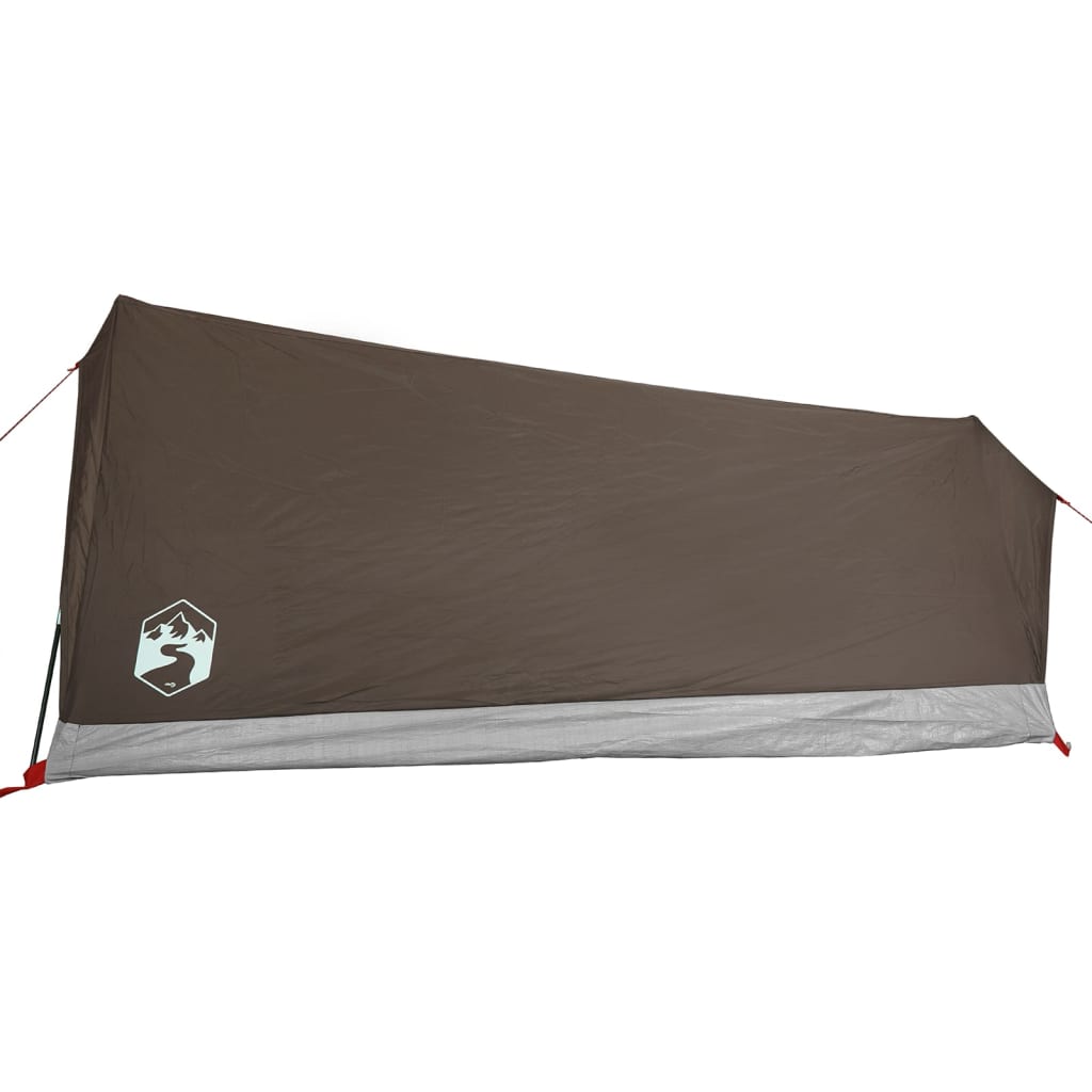 Camping Tent 2-Person Brown Waterproof